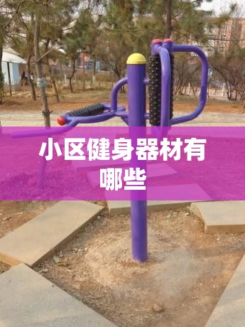 小区健身器材有哪些