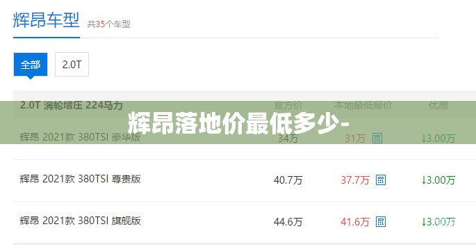 路虎的旗下产品