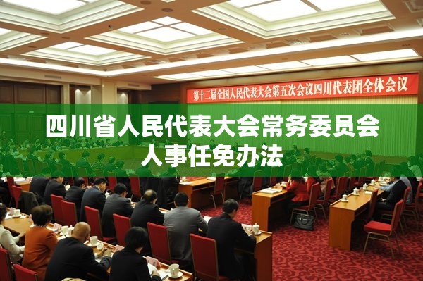 四川省人民代表大会常务委员会人事任免办法 四川省人民代表大会常务委员会人事任免办法
