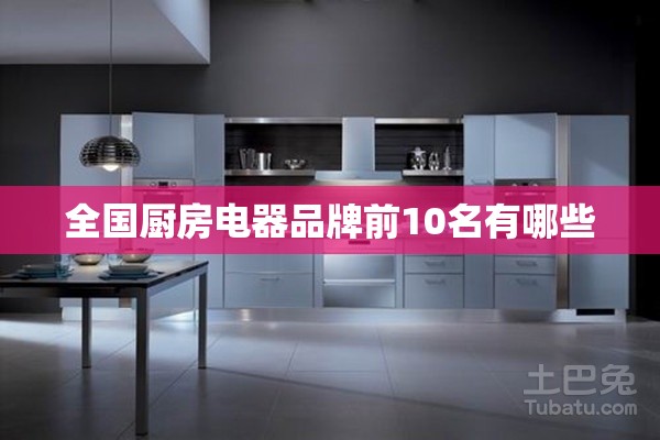 全国厨房电器品牌前10名有哪些