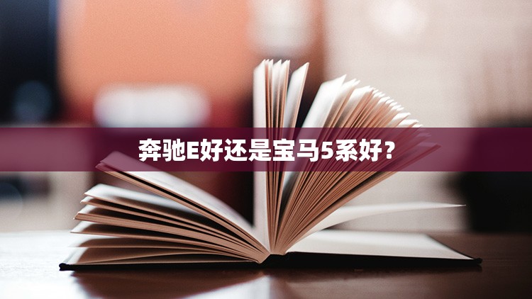 奔驰E好还是宝马5系好？