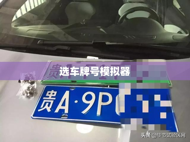 选车牌号模拟器/车牌选号模拟器在线