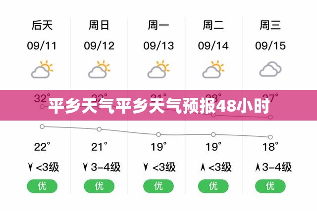 平乡天气平乡天气预报48小时