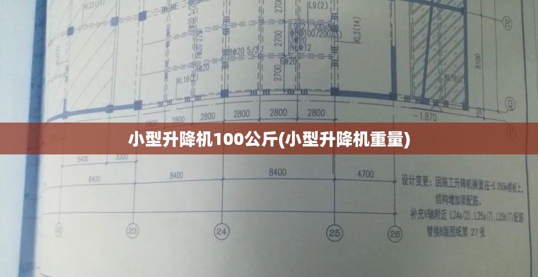 小型升降机100公斤(小型升降机重量)