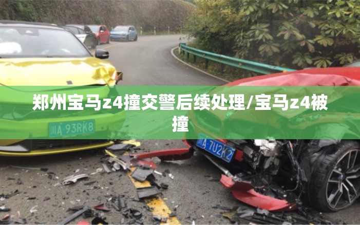 郑州宝马z4撞交警后续处理/宝马z4被撞