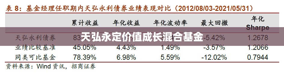 天弘永定价值成长混合基金(天弘永定价值成长是好基金吗)