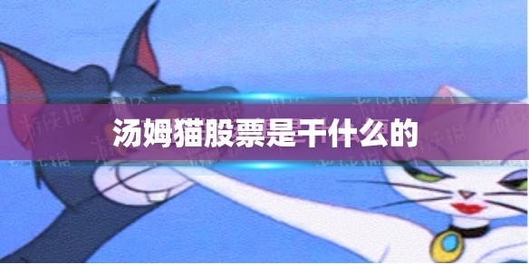 汤姆猫股票是干什么的