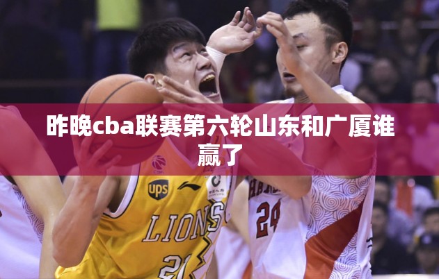 昨晚cba联赛第六轮山东和广厦谁赢了