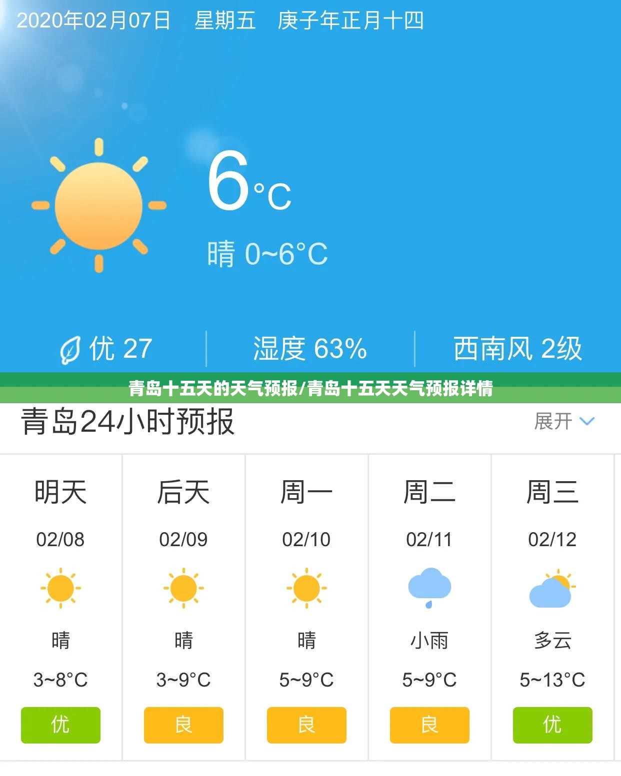 青岛十五天的天气预报/青岛十五天天气预报详情 青岛十五天的天气预报/青岛十五天天气预报详情