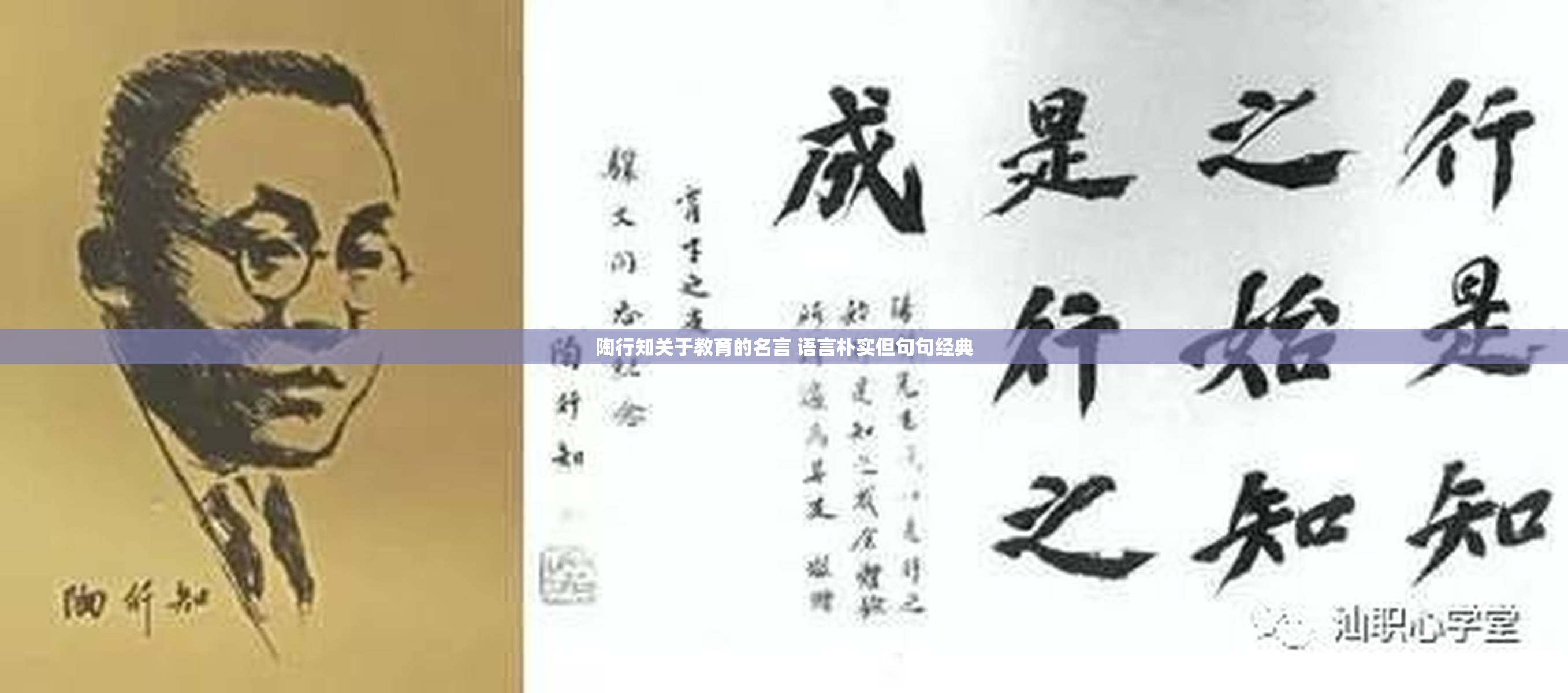 陶行知关于教育的名言 语言朴实但句句经典