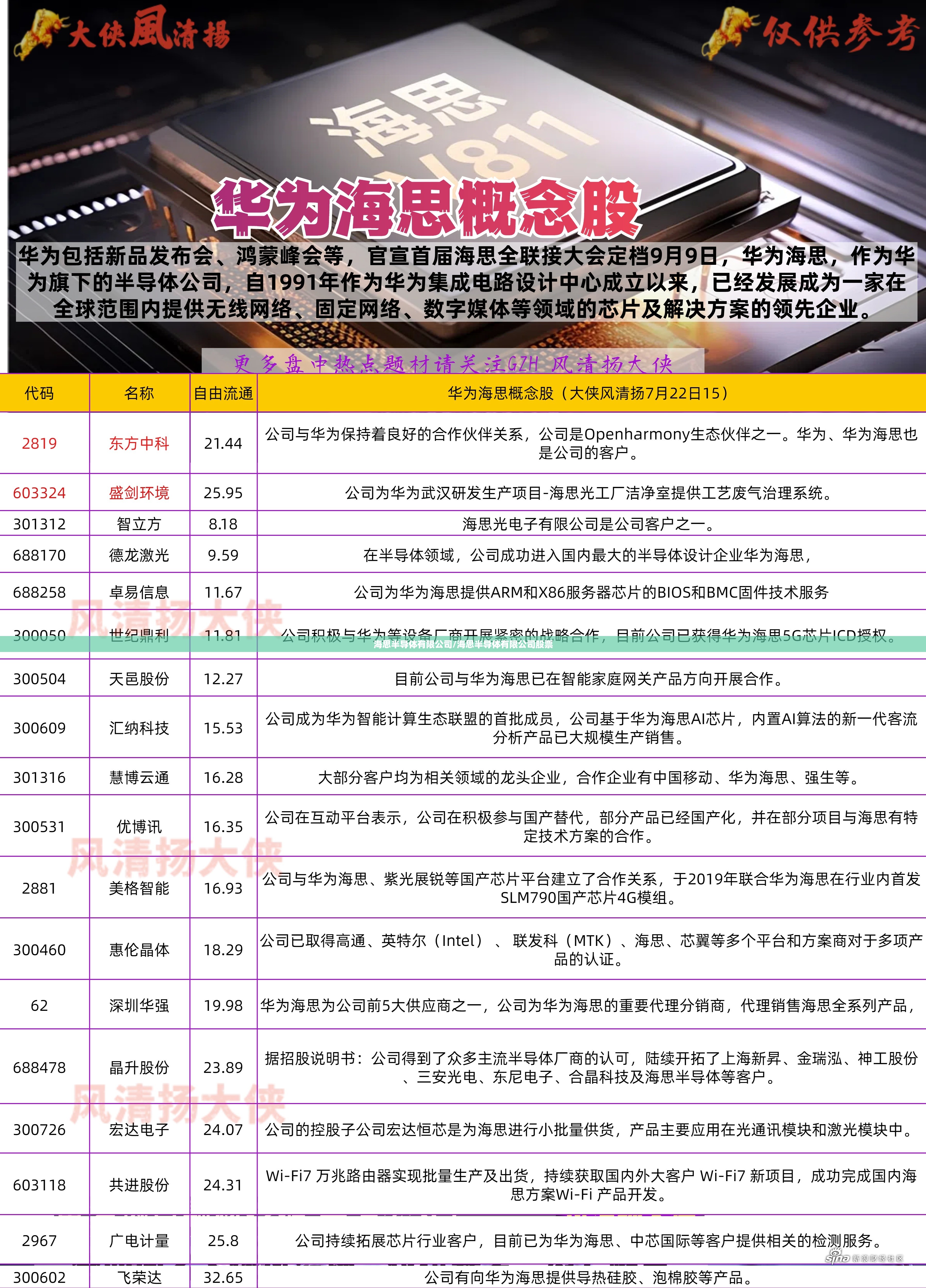海思半导体有限公司/海思半导体有限公司股票