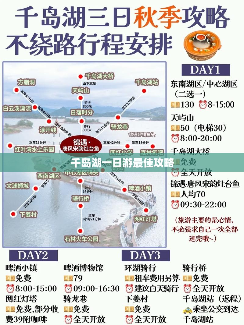 千岛湖一日游最佳攻略 千岛湖一日游最佳攻略