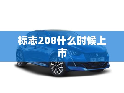 标志208什么时候上市
