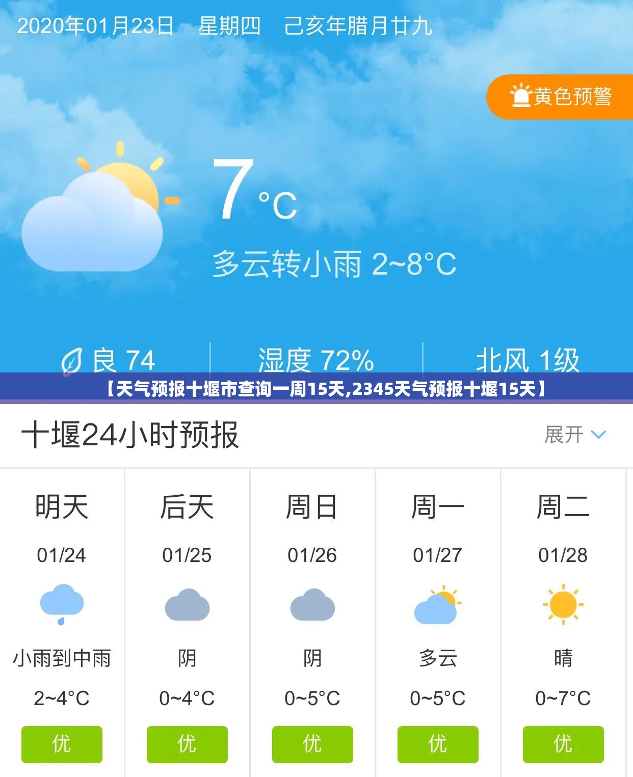 【天气预报十堰市查询一周15天,2345天气预报十堰15天】
