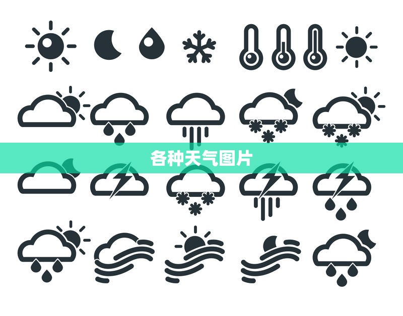 各种天气图片(各种天气图片 符号)