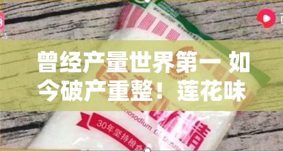曾经产量世界第一 如今破产重整！莲花味精怎么不“香	”了？