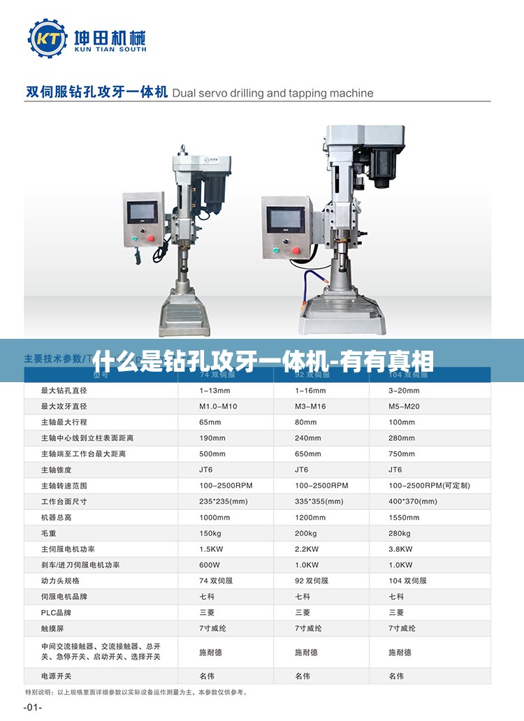 什么是钻孔攻牙一体机-有有真相 什么是钻孔攻牙一体机-有有真相