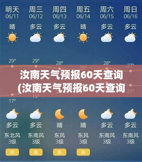 汝南天气预报60天查询(汝南天气预报60天查询表)