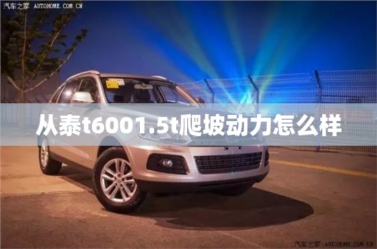 从泰t6001.5t爬坡动力怎么样 从泰t6001.5t爬坡动力怎么样