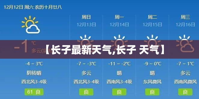 【长子最新天气,长子 天气】