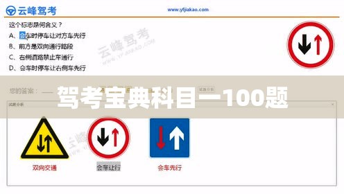驾考宝典科目一100题/驾考宝典科目一全部试题答案