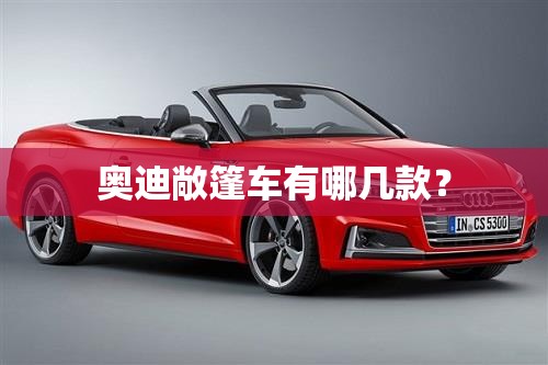 奥迪敞篷车有哪几款? 奥迪敞篷车有哪几款?