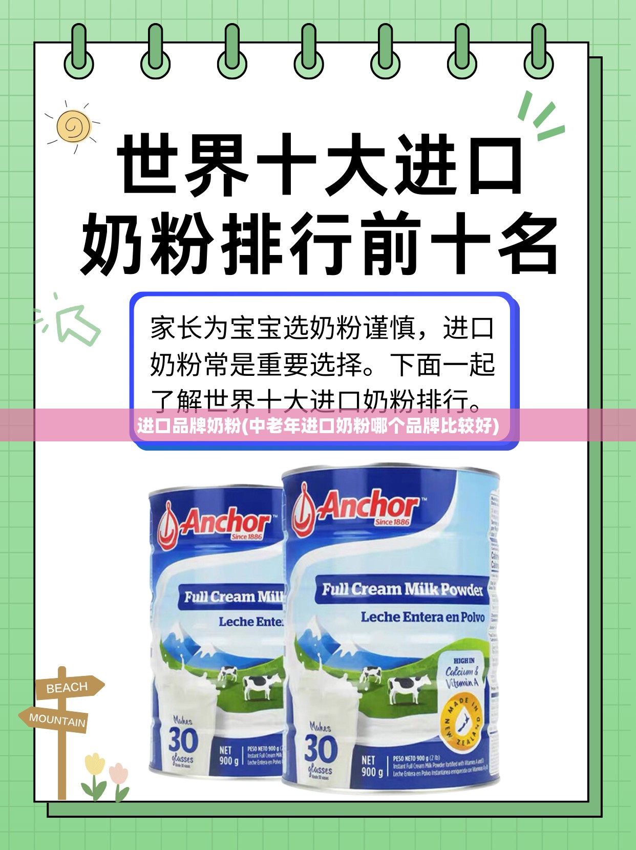 进口品牌奶粉(中老年进口奶粉哪个品牌比较好)
