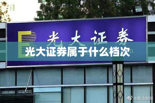 光大证券属于什么档次/光大证券算是什么档次 光大证券属于什么档次/光大证券算是什么档次