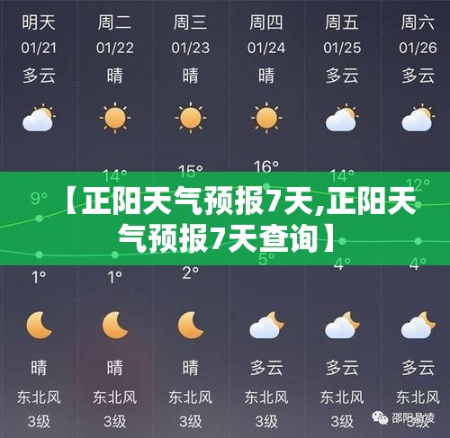 【正阳天气预报7天,正阳天气预报7天查询】