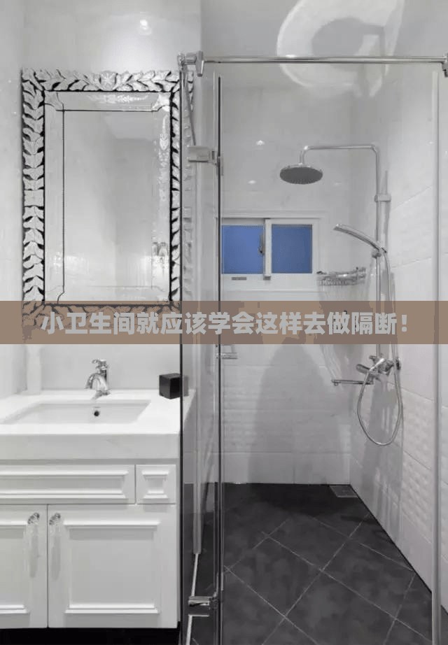 小卫生间就应该学会这样去做隔断！
