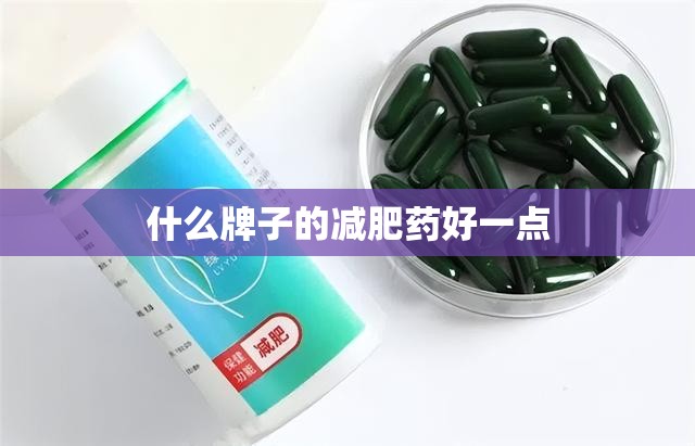 什么牌子的减肥药好一点