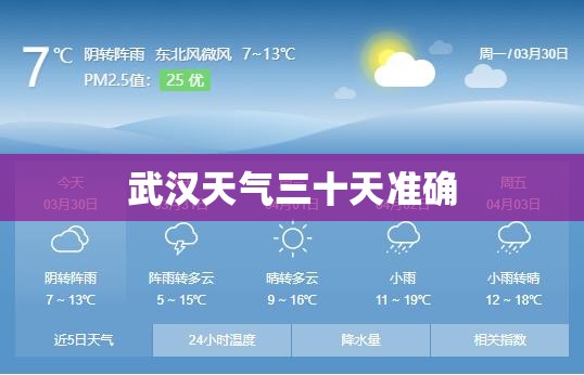 武汉天气三十天准确/武汉天气预报30天的
