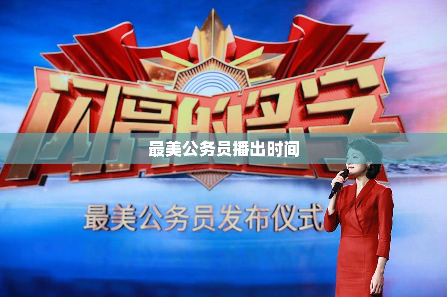 最美公务员播出时间