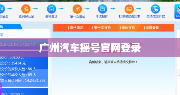 【广州汽车摇号官方网站登录,广州汽车摇号申请官方网站登录】