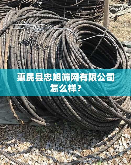 惠民县忠旭筛网有限公司怎么样? 惠民县忠旭筛网有限公司怎么样?