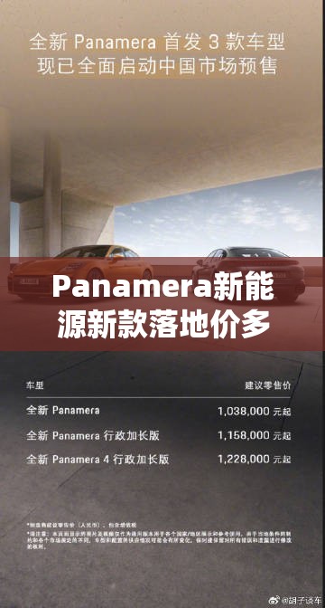 Panamera新能源新款落地价多少钱? Panamera新能源新款落地价多少钱?