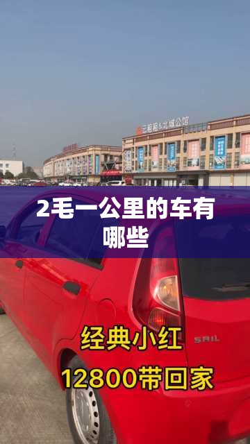 2毛一公里的车有哪些 2毛一公里的车有哪些