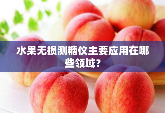 水果无损测糖仪主要应用在哪些领域？