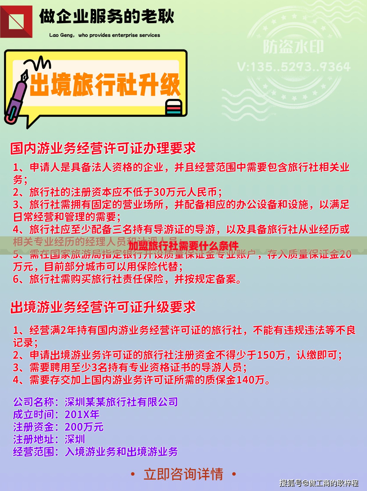加盟旅行社需要什么条件