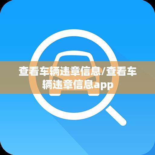 查看车辆违章信息/查看车辆违章信息app 查看车辆违章信息/查看车辆违章信息app