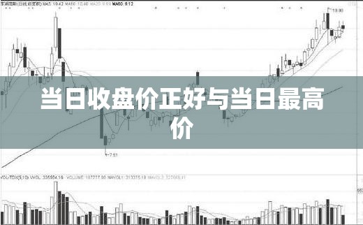 【当日收盘价正好与当日比较高价,收盘当日比较高价好吗】