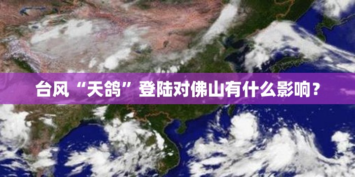 台风“天鸽”登陆对佛山有什么影响？