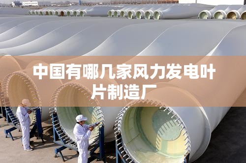 中国有哪几家风力发电叶片制造厂