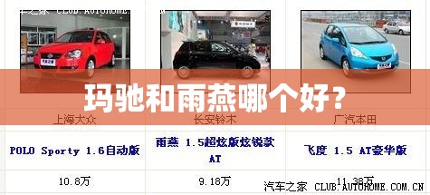 玛驰和雨燕哪个好？