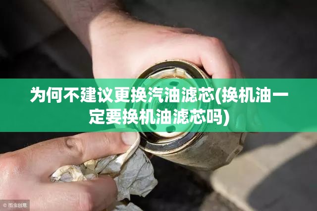 为何不建议更换汽油滤芯(换机油一定要换机油滤芯吗)