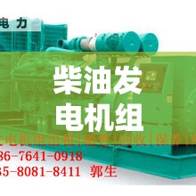 【柴油发电机组报价多少钱,柴油发电机组费用一览表】