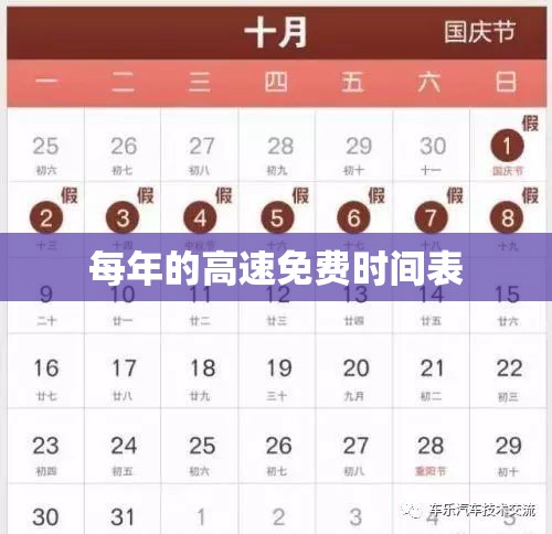 【每年的高速免费时间表,每年高速免费是什么时候】 【每年的高速免费时间表,每年高速免费是什么时候】