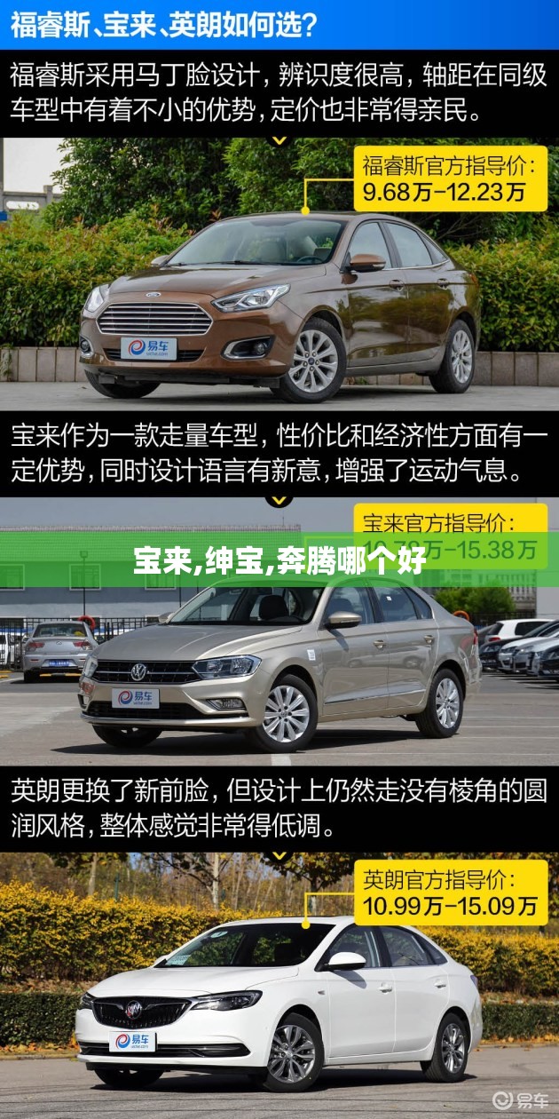 宝来,绅宝,奔腾哪个好 宝来,绅宝,奔腾哪个好