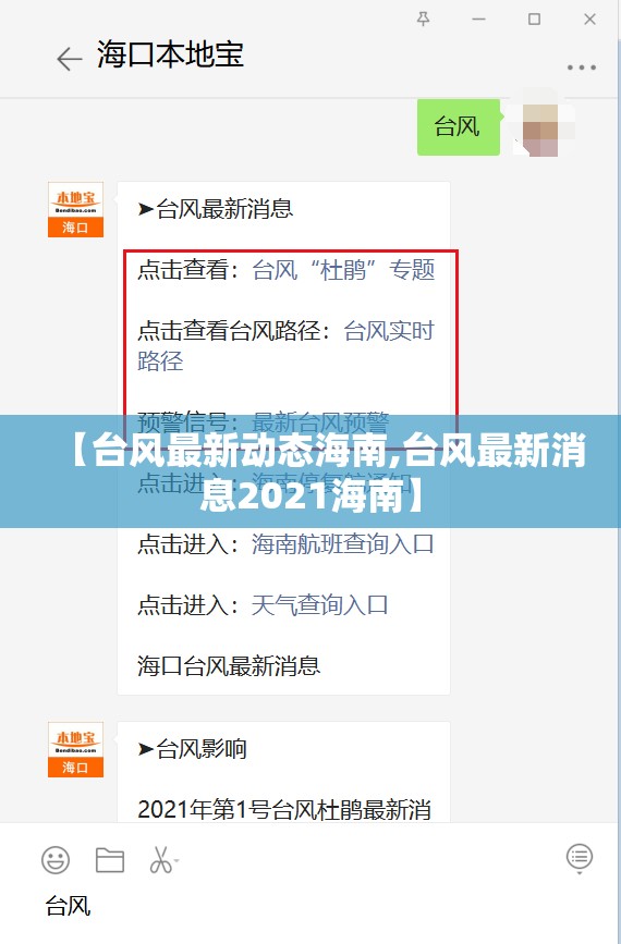 【台风最新动态海南,台风最新消息2021海南】