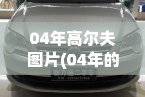 04年高尔夫图片(04年的高尔夫自动挡还能值多少钱)